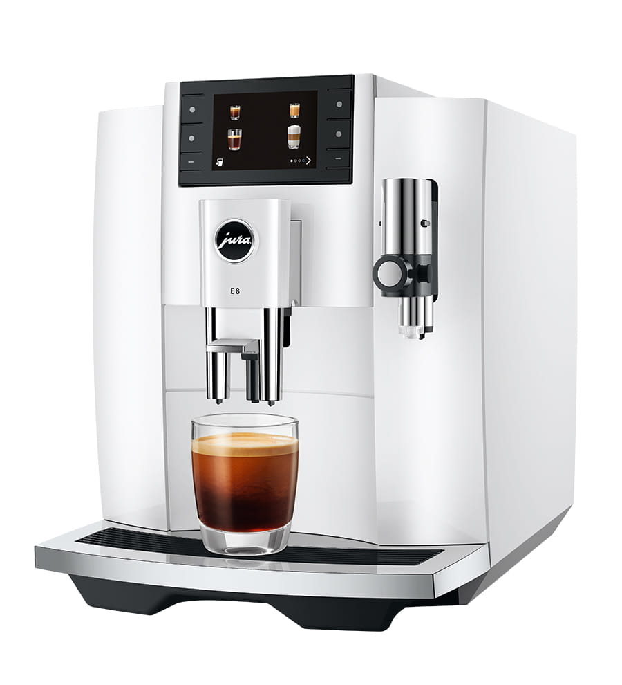 Jura E8 Piano White Kaffeevollautomat