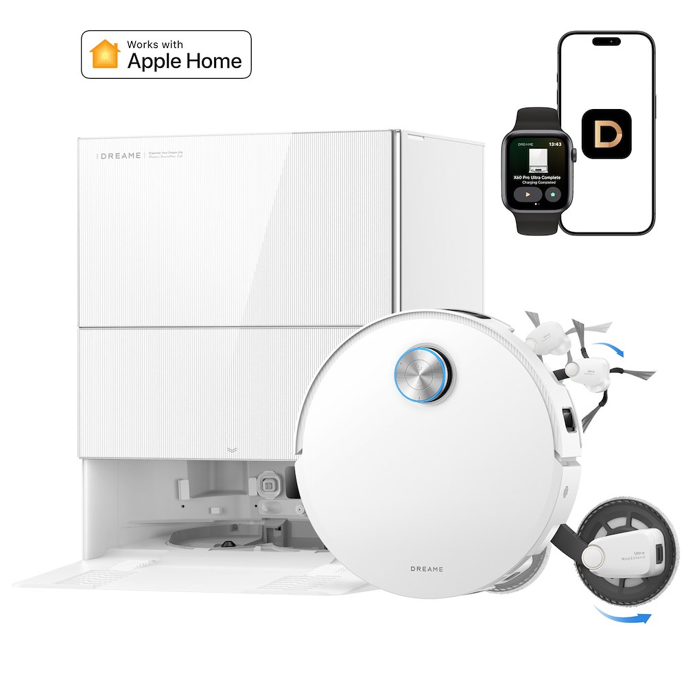 DREAME Saug- und Wischroboter AI UltraExtend mit Basisstation weiß