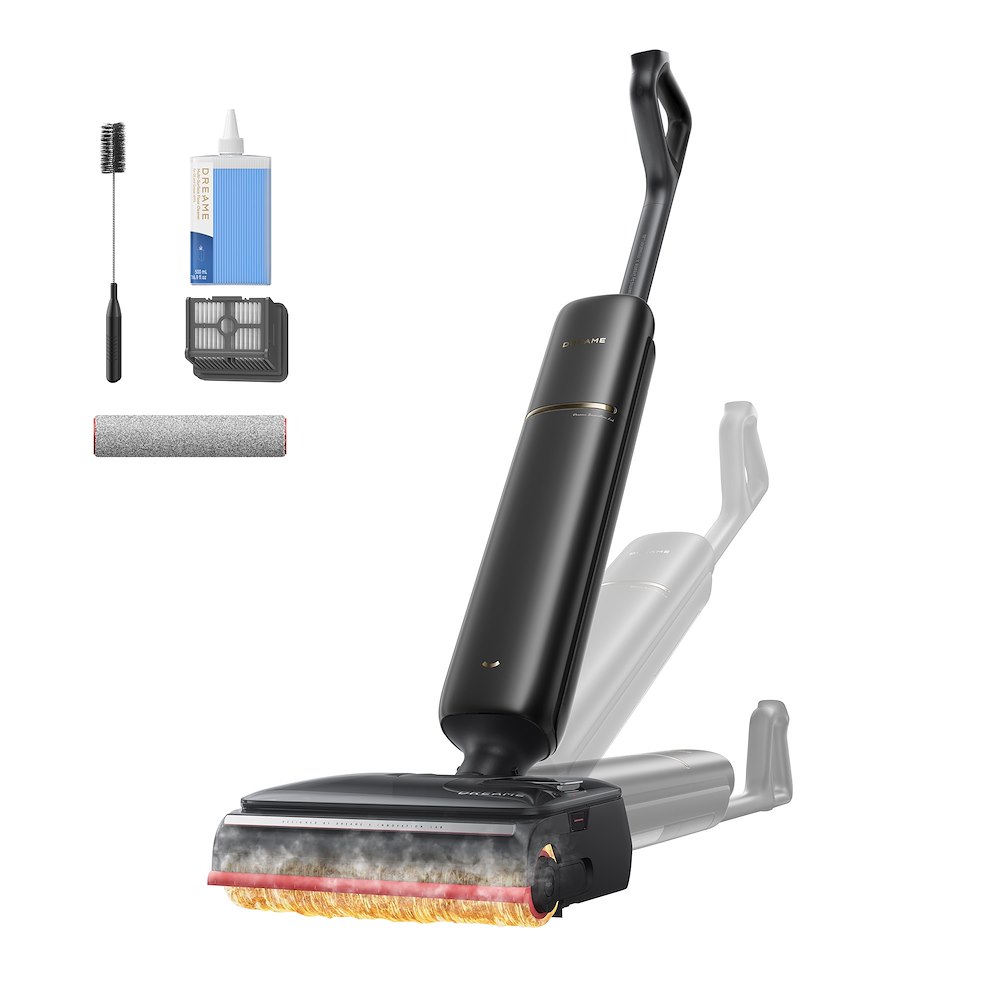 Dreame Akku-Nass-Trockensauger 420W, 0,9L, 60 Min. Laufzeit, mit Ladestation, Schwarz