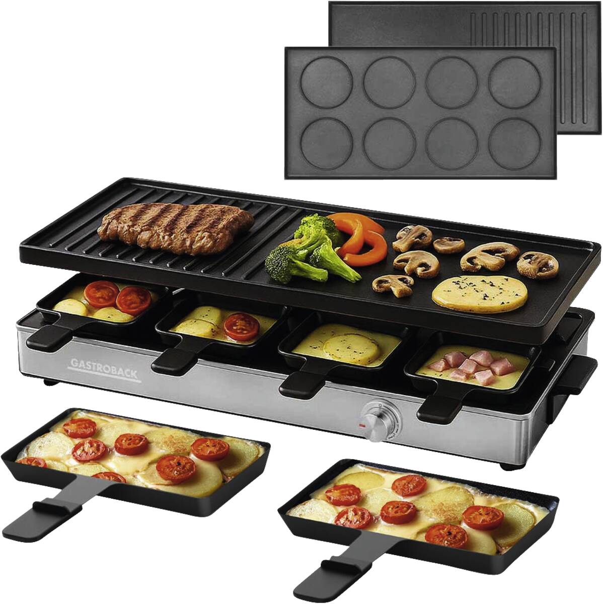 42563 Raclette Grill & Pancake Station