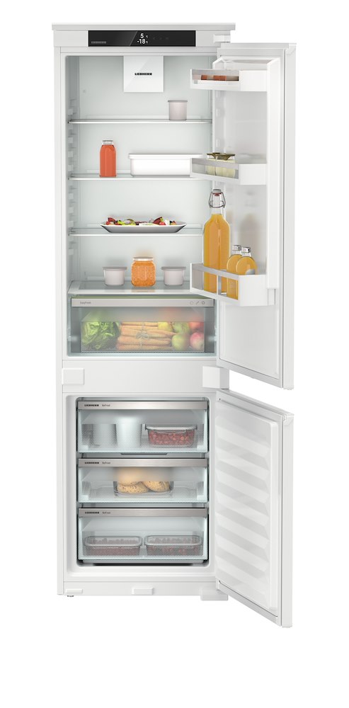 LIEBHERR Einbau-Kühl-Gefrierkombination 495L, H.201,5cm, NoFrost, Ventilator