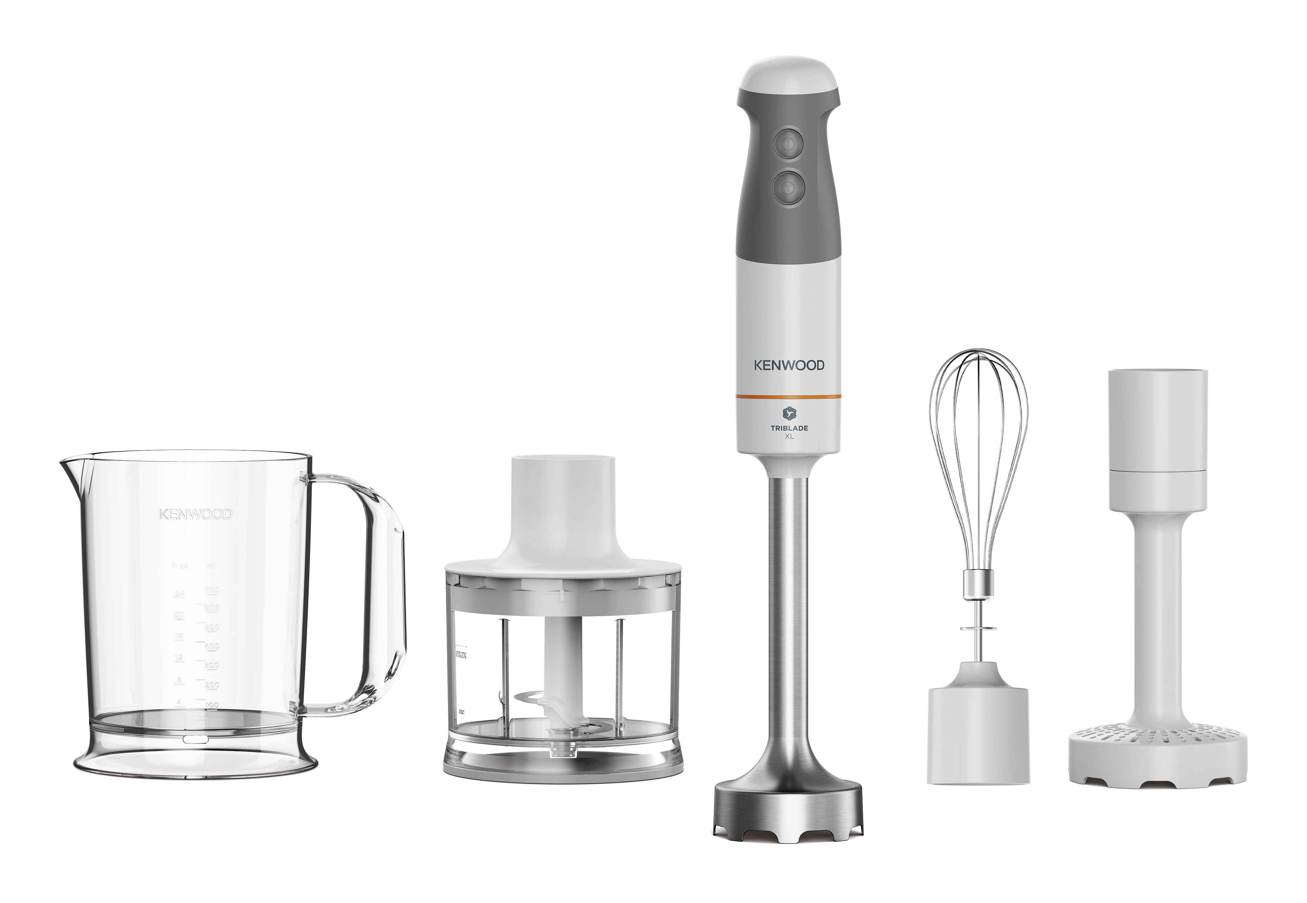 KENWOOD Stabmixer 850W 2 Geschwindigkeiten Triblade XL weiß