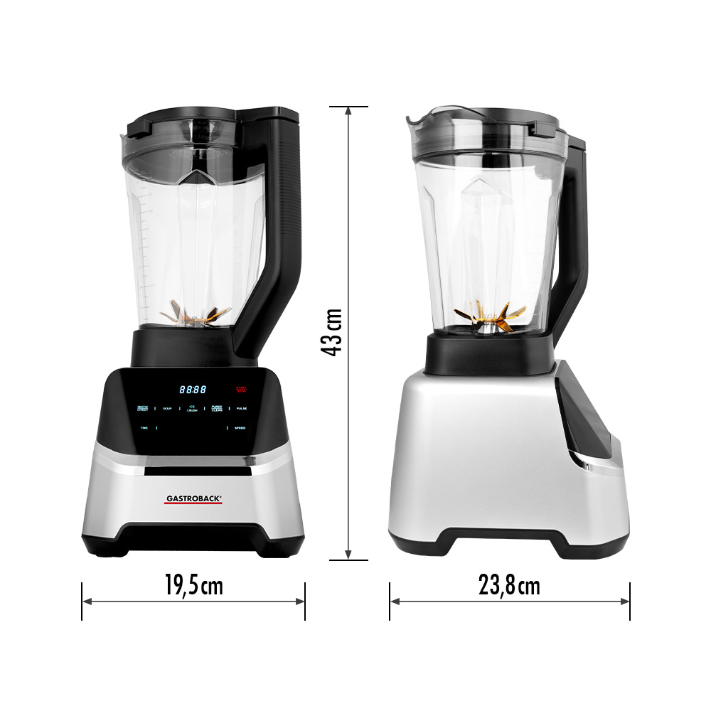 Gastroback Standmixer 40987 Design Multi-Power Mix & Soup, 2000W